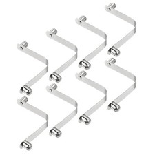 8pcs Kayak Paddle Snaps Solid Button Double Pins Lock Tube Spring Clips 12x9.5mm