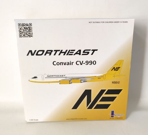 Inflight 200 Northeast Convair CV990A N5612 Limited Edition 1:200 Scale