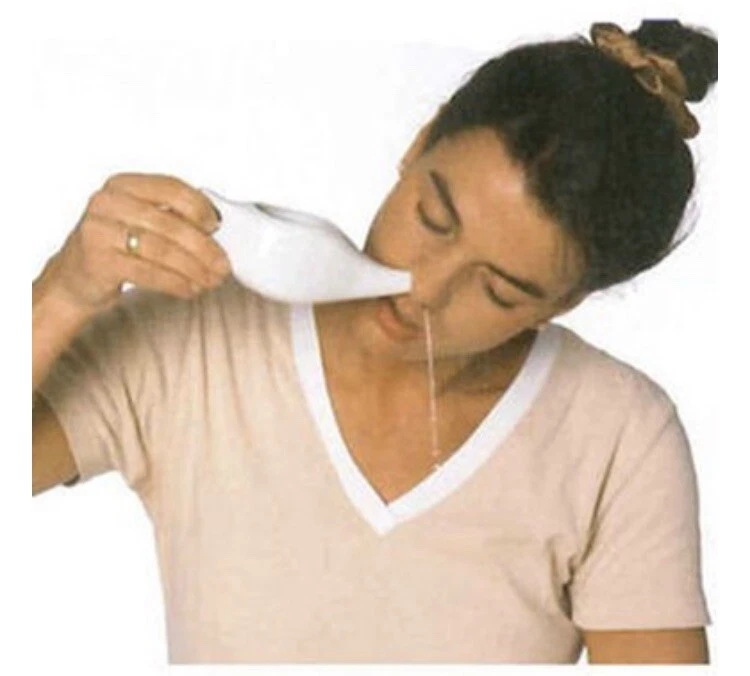 Neti Pot Breathe Easier Cleaning Washing Nose Changer Stuff Nasal Cleaner Washer - Image 2 of 4