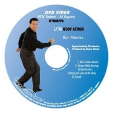 American Rhythm Latin Body Action Cuban Motion Swivels DTRM296 Dance Vision DVD