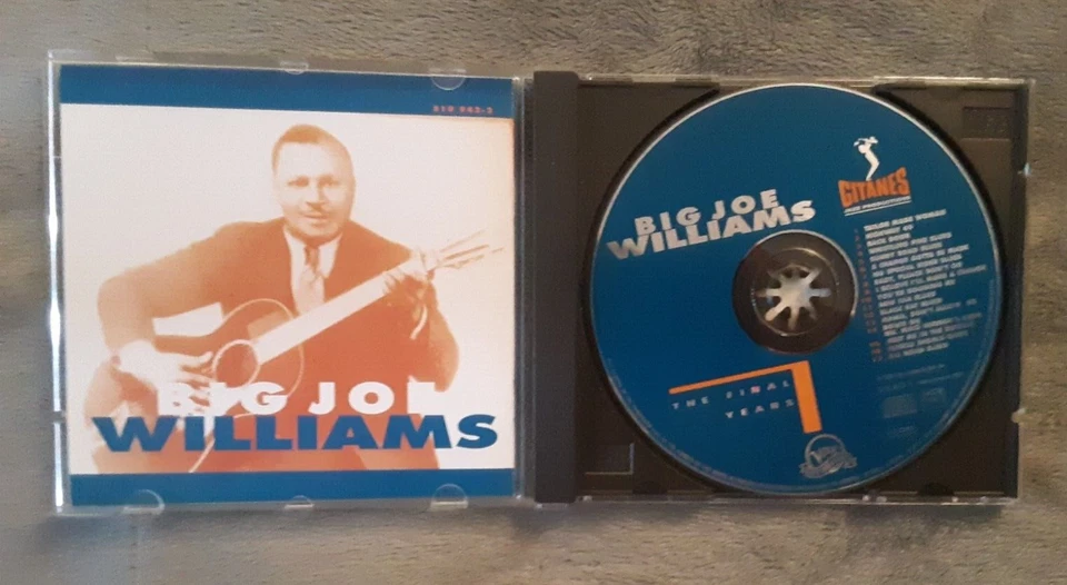 SALE Big Joe Williams The Final Years Jazz CD 1994 9 String Guitar Recorded '79 Foto 2 de 3