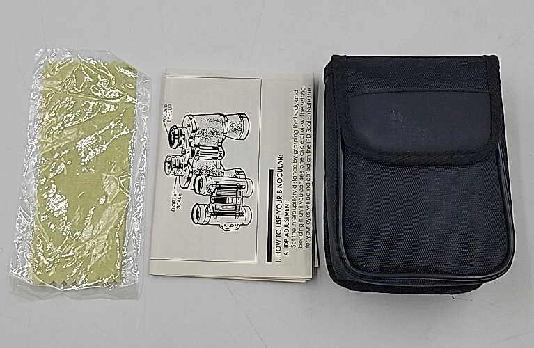 Promaster 8x21 Compact Roof Prism Binoculars With Case VG Condition - Image 3 of 4