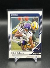2024 Donruss #31 K.J. Osborn Card New England Patriots NFL Football Card