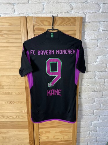 KANE BAYERN MUNICH JERSEY AWAY FOOTBALL SHIRT 2023 - 2024 ADIDAS MEN sz XS