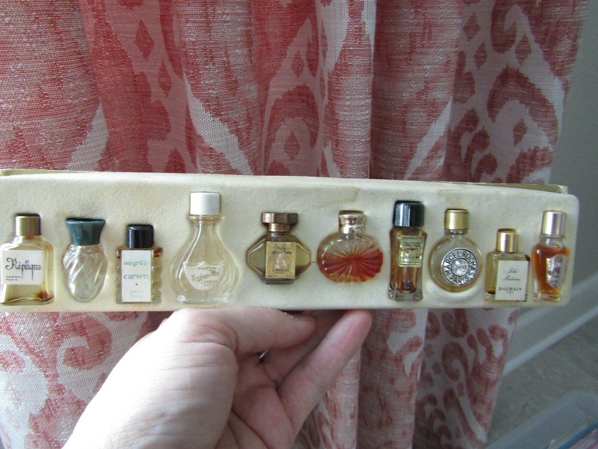 Harpers Bazaar great perfumes of France, Boxed 10 mini perfume set