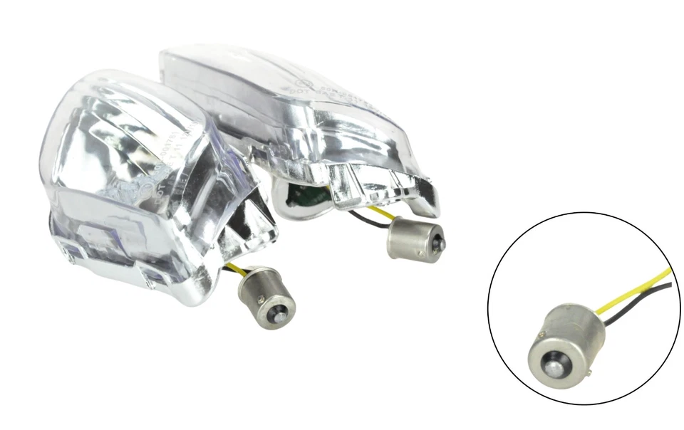 Lámpara indicadora delantera LED intermitente para Honda 1997-99-2000-04-05-2006 CBR1100XX Foto 2 de 3