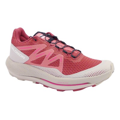 Salomon PULSAR TRAIL Women's Cow hide /Ashes of roses / Pink Glow US 9