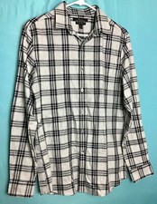 MARC ANTHONY MEN NATURAL STRETCH SLIM FIT LONG SLEEVE DRESS SHIRT SIZE SMALL