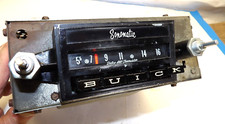 1962-63 Buick Sonomatic Am Push Button Delco Model 980296 Transistor Radio