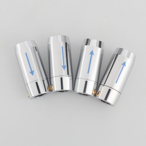 4PCS Aluminium 11mm to 2x7mm HiFi Speaker Pants Y Splitter Boots For RCA Bi-Wire - Picture 5 of 10