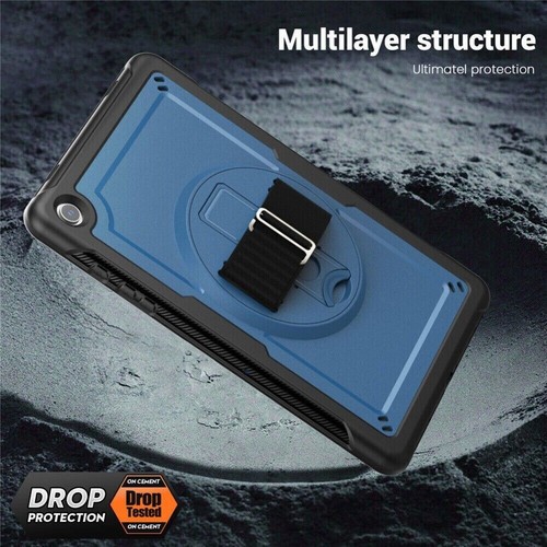 Tablet Case Shockproof Rotating Stand Cover Strap For Samsung Galaxy Tab A9 A9+ - Picture 46 of 93