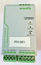 PHOENIX CONTACT PS/3AC/24DC/20 POWER SUPPLY 500VAC 50/60HZ REV.08