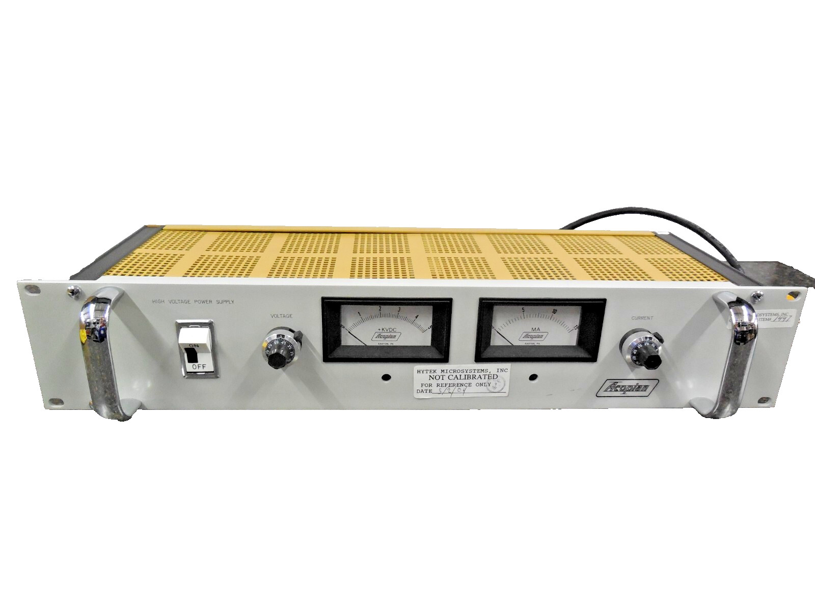 Acopian High Voltage Power Supply, Model PO5HP12