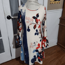 Maeve Anthropologie Womens Anthousia Knit Floral Dress XS