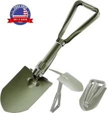 Pala de Camping Plegable Multiherramienta Herramienta Enterradora Plegable NEUVO