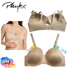 NWT Playtex M Nursing Pure Comfort  Shaping Foam Wire Free Bra US3015 Nude 36