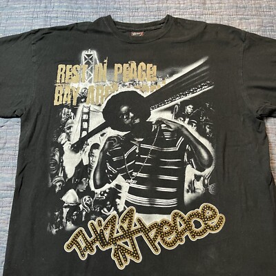 Vtg Bay Area Hyphy Movement Shirt Rap Tee Mac Dre Thizz In Peace