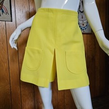 Vintage 60s 70s Mod High Waist Catalina Tennis Scooter Go Go Skort Play Shorts S