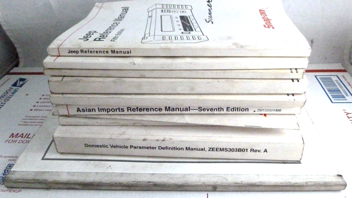 Lot of 10 Snap-On Diagnostics Scanner Tool User Reference Manual
