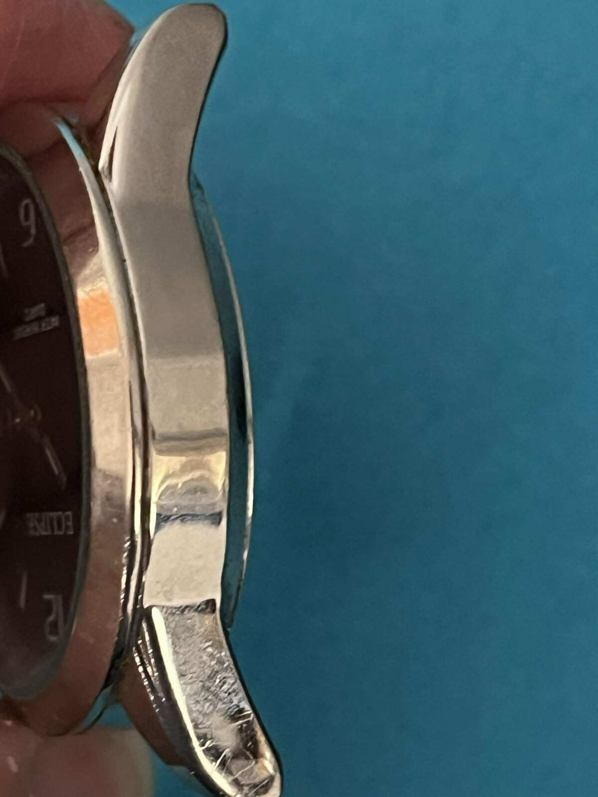 Men Eclipse Armitron Watch 1010 Silver black dial… - image 7