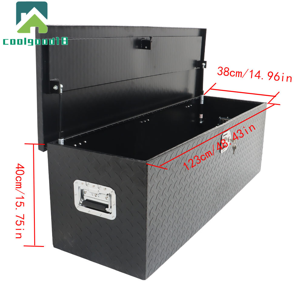 bchsadvb Truck Bed Tool Box Truck Storage Trailer Flat Bed Pickup