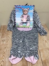 FUN WORLD Fuzzy Little Striped Kitten Costume Size Large 12-24 Months Halloween