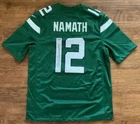 Joe Namath Autographed New York Jets Authentic NIKE NFL On Field Jersey Beckett