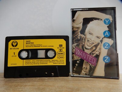 YAZZ WANTED TECHNO ACID MUSIK KASSETTE MC TAPE 1988 INTERCORD BIG LIFE 80's