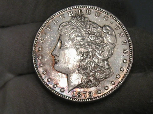Key Date 1879-s Reverse '78 Morgan Dollar AU - Cleaned.  #30