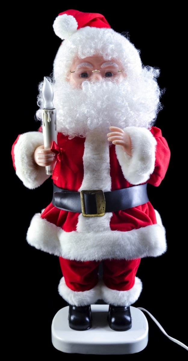 VINTAGE 1995 ANIMATED MOTION SANTA CLAUS BY SANTA'S BEST CO. WITH