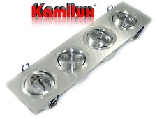 1-4er Deckenstrahler Einbauleuchten Einbauspot Kanto Downlights 230V GU10 Sockel