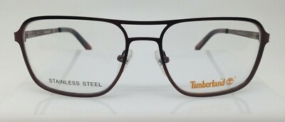 Timberland TB1593 Brown 049 Aviator Metal Eyeglasses Frame 58-17-150 1593 RX 