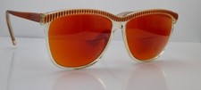 Vintage Diplomat Cindy Brown Translucent Oval Sunglasses Hong Kong FRAMES ONLY