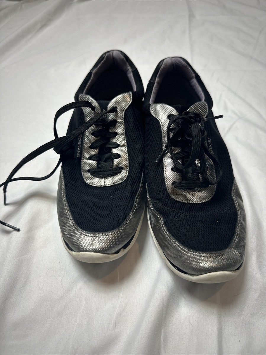 Haan Zerogrand Cole Haan Women's Black Leather Sneakers Cole