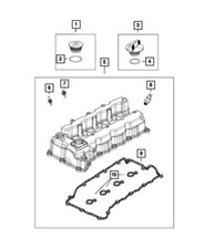 FIAT OEM 16-18 500X EngineTransaxle Engine Parts-Valve Cover Seal 5047439AB