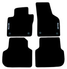 Car Floor Mats Velour For VW Jetta Waterproof Black Carpet Rugs Auto Liners New