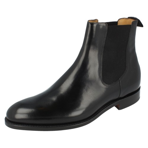 Hi-Shine Leather Smart Chelsea Boots 