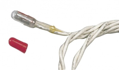 12 Volt Incandescent Bulb with Red Cover for Plastimo Compasses (pre 2016) White