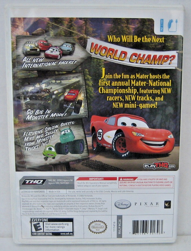 Cars: Mater-National Championship (Nintendo Wii, 2007) Complete - Picture 3 of 3