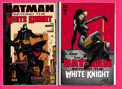 BATMAN BEYOND THE WHITE KNIGHT #5 COVER A + J SCOTT CAMPBELL VARIANT 2PACK NM