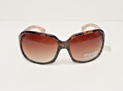 Nine West Oversize Snakeskin Print Womens Sunglasses 100%UVA  display picture 1