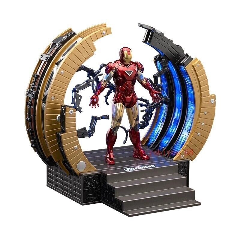 1928: ZD Toys 1/10 LED Suit-up Gantry with Iron Man MK6 Action 1928: ZD Toys 1/10 LED Suit-up Gantry with Iron Man MK6 Action