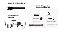 For Glock 17 Gen 3 9mm barrel Upper Slide Completion Kit Lower Parts Kit G17