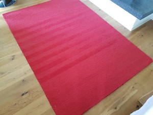 Hellum Teppich Rot Von Ikea Wolle 170 X 240 Cm Ebay