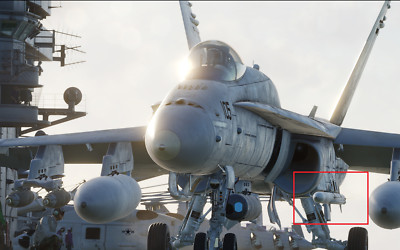 Custom kit 1:18 AIM-120 AMRAAM missile for BBI Elite Force F-18C unpainted
