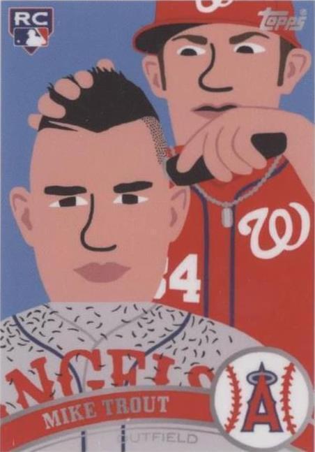 2020 Topps Project 2020 - Bryce Harper Mike Trout #260 - 1 of 1