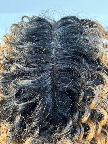 SENSATIONNEL Curly Empress Lace Front Blonde Brown Wig 2-tone - Picture 12 of 19