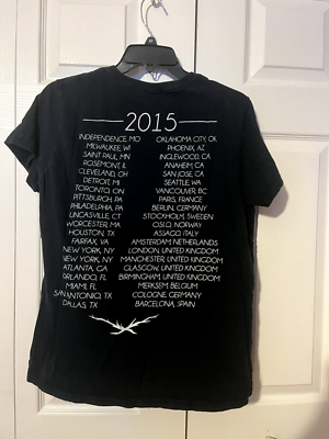 Ariana Grande The Honeymoon Tour 2015 T-shirt Size Medium P/O | eBay