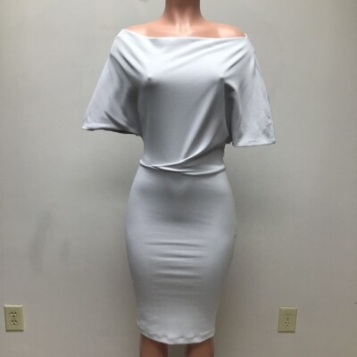 alexia admor olivia draped off-the-shoulder sheath dress Alexia Admor Olivia Draped Off-the-shoulder Sheath Dress In Medium Green2