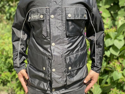 Belstaff Professional Motorcycle Biker Light Jacket Shiny Coat Size S 42 44 - Picture 7 of 23